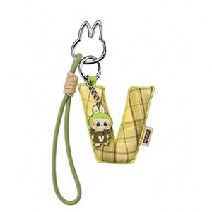 Pop Mart Labubu Pin for Love Letter Pendant Keychain – V (New)